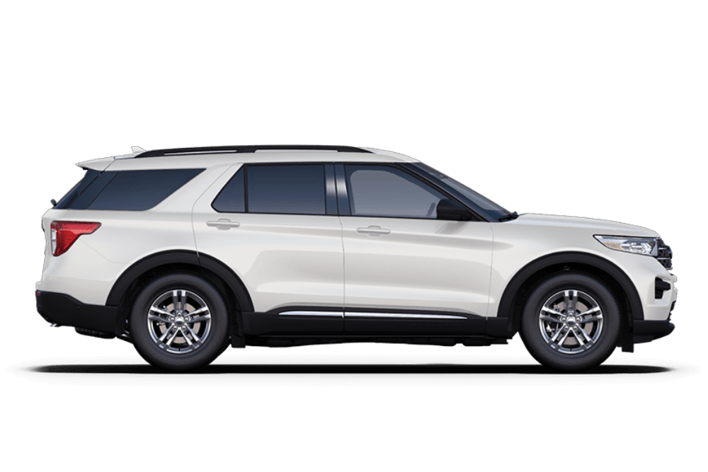 Ford Explorer sivusta kuvattuna