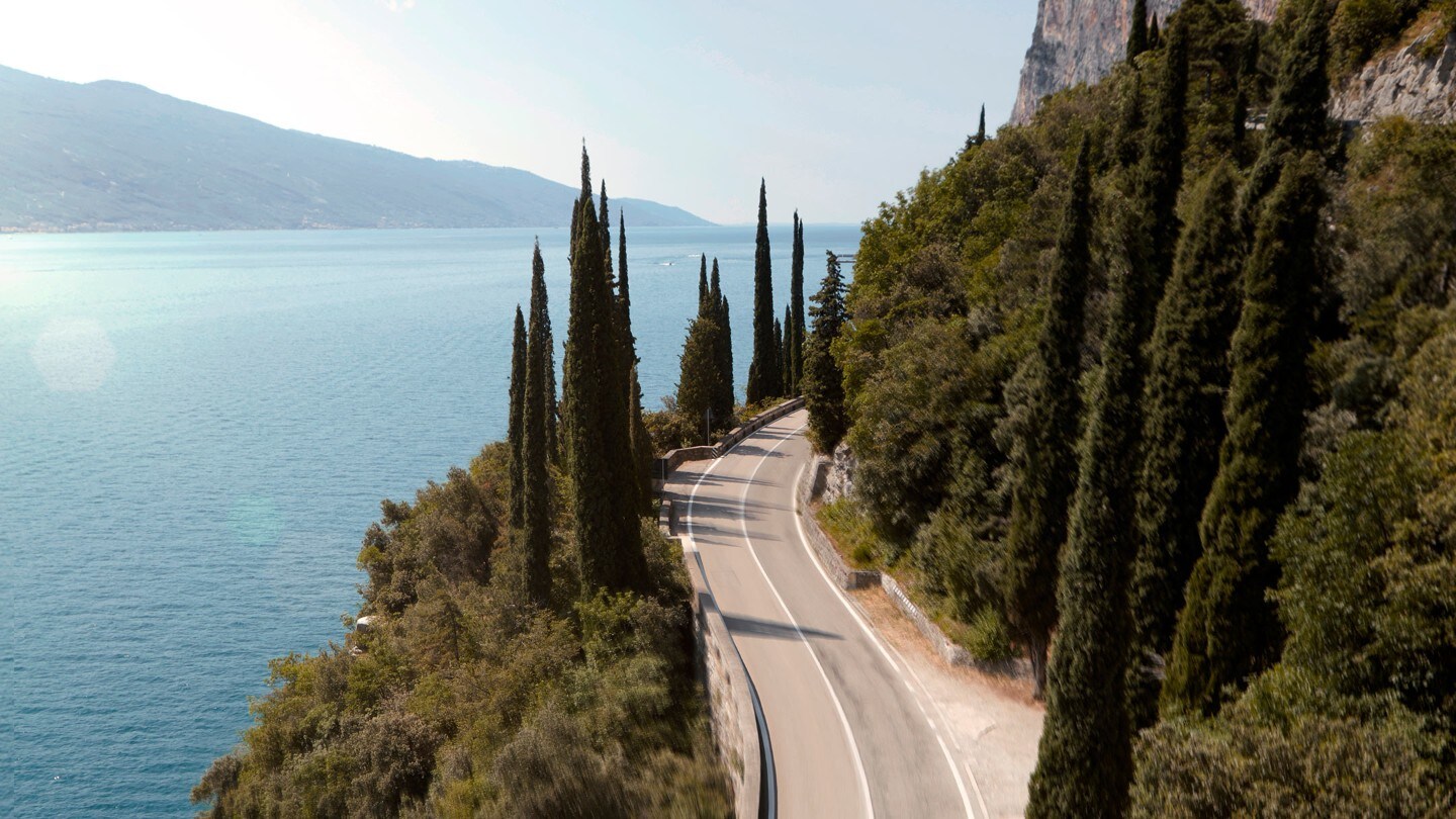 Seaside Road view from above