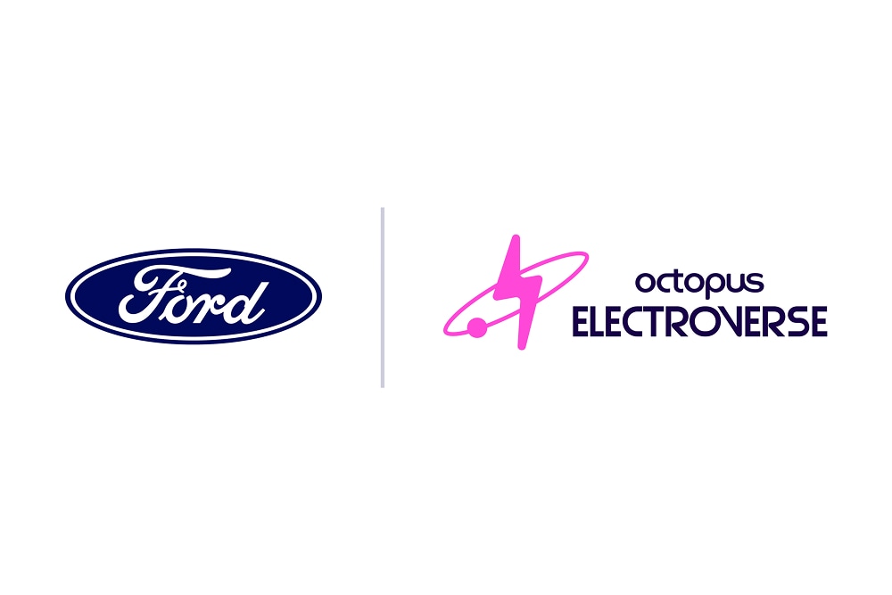 Ford- ja Octopus Electroverse -logot 