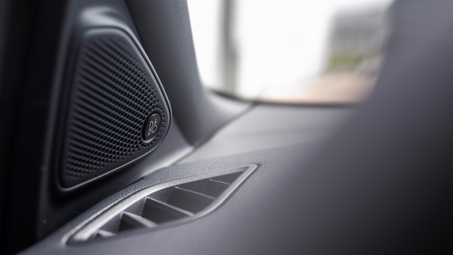 Ford Puma close up on speakers