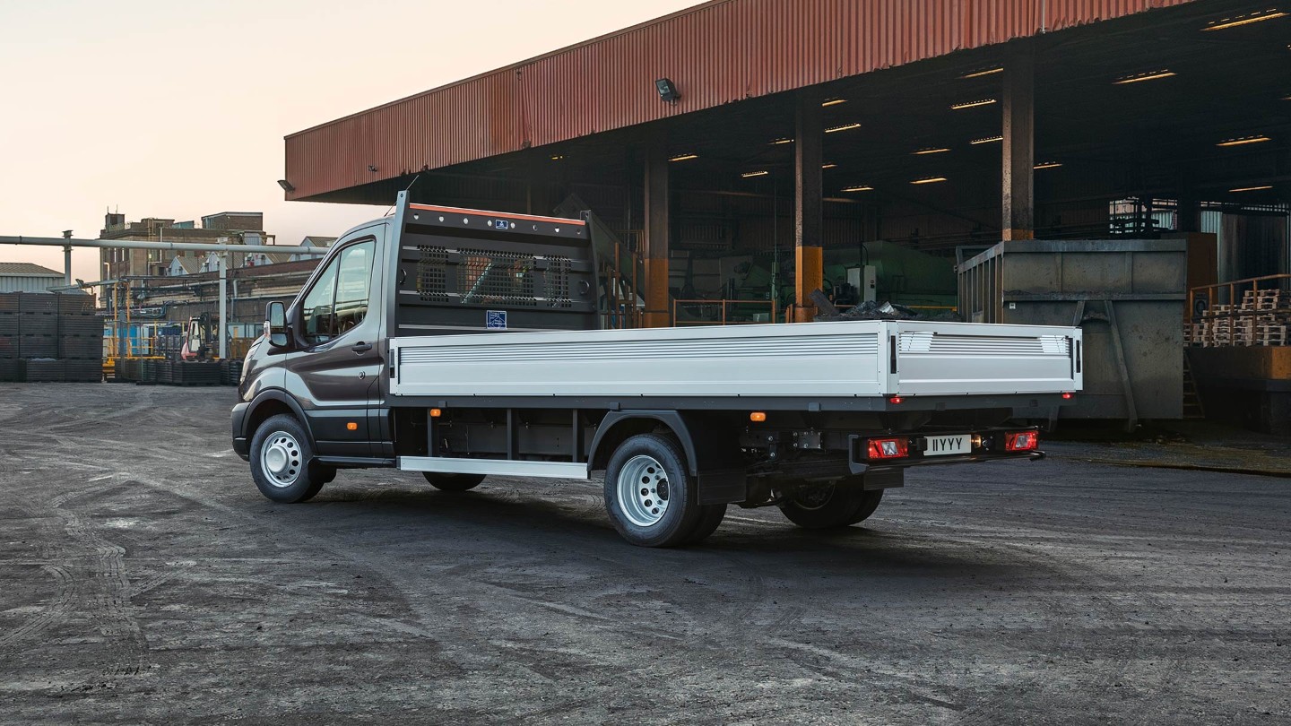 New Ford Transit 5 tonne Chassis Cab rear view