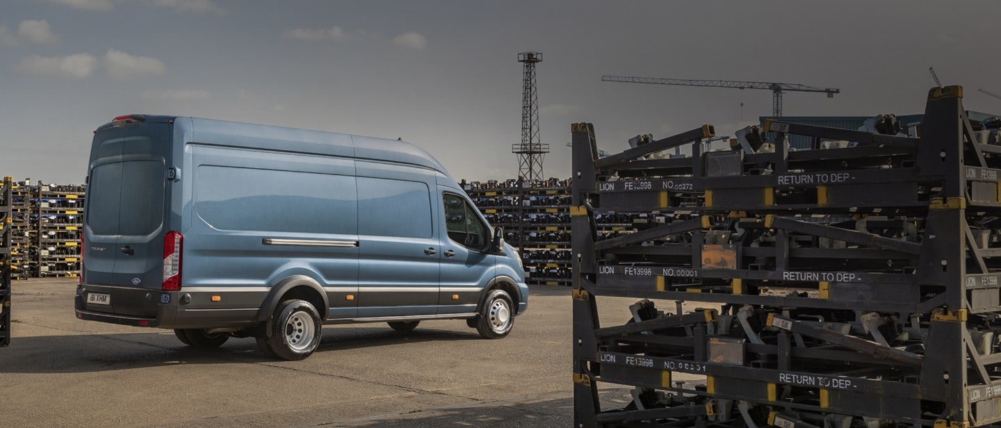 Ford Transit Van 5 tonne on building site