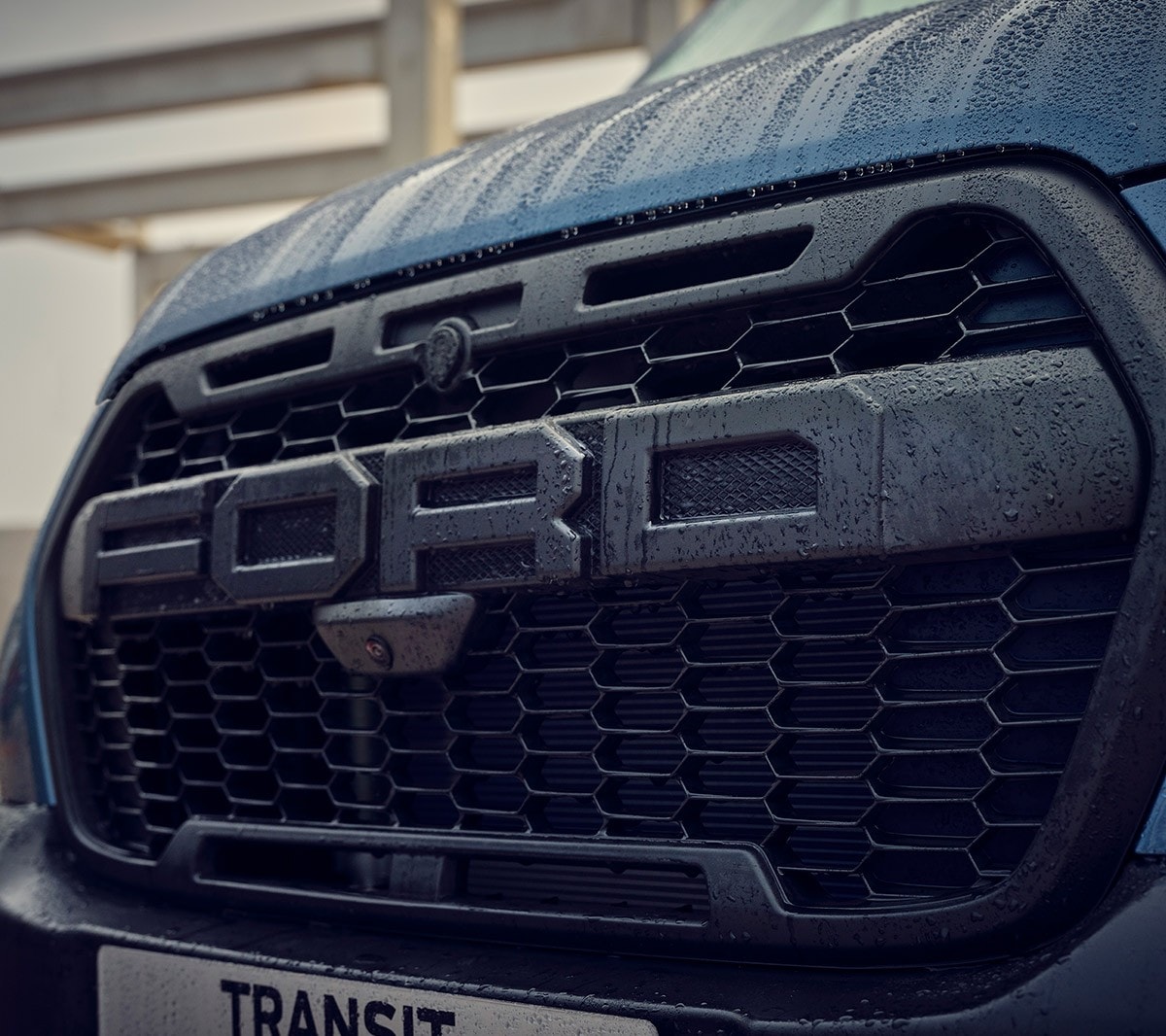 New Ford Transit Van Trail exterior with front grille close up