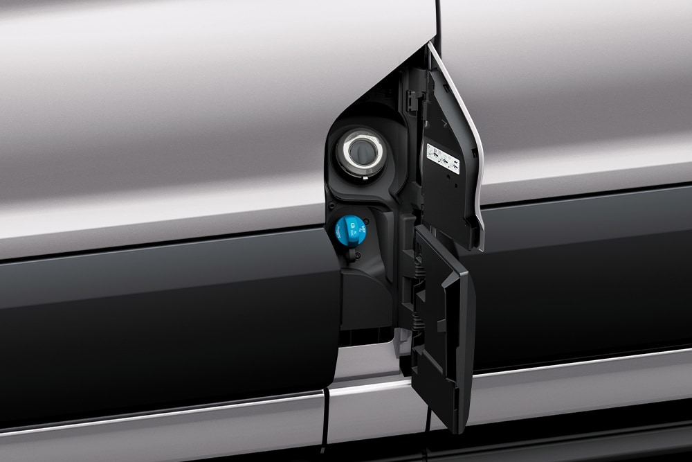 Ford Transit Kombin korkiton polttoaineen täyttöjärjestelmä Easy Fuel.