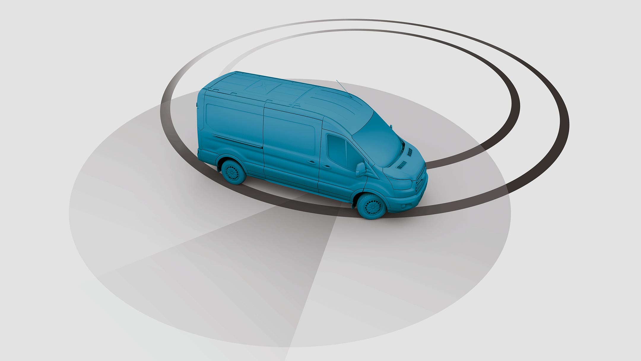 Ford Transit Minibus Turning Circle graphic Ford Transit Minibus Turning Circle graphic