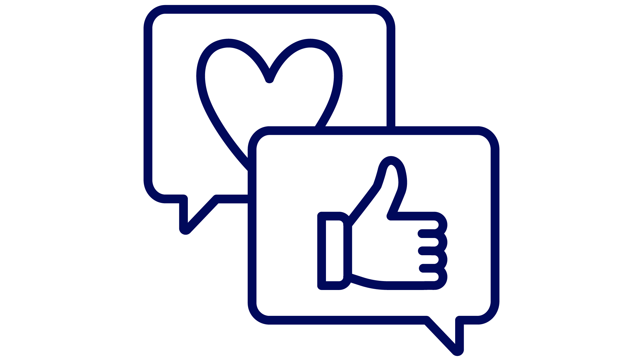 Kuvake, joka esittää sydäntä ja peukalo pystyssä -eleen, otsikoitu "MIELENRAUHA".