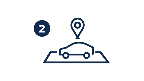 Valitse Ford-jälleenmyyjä, jonka kautta teet tilauksesi ja joka toteuttaa noudon tai kotiinkuljetuksen.